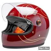 CASQUE INTEGRAL - BILTWELL - GRINGO S / ECE R22.06 - GARNET RED FLAMES - TAILLE S