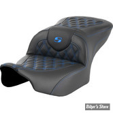 - SELLE SADDLEMAN - ROADSOFA - TOURING 2023UP - LS SEAT - NOIR / COUTURES : BLEU - 823-07-18201