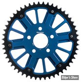 - COURONNE 51 DENTS - SPORTSTER 86/92 / BIGTWIN 84UP - COURONNE SUPERSPROX STEALTH ALUMINIUM / ACIER - FINITION : BLEU