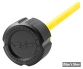 DOC A / PIÈCE N°103 - BOUCHON D'HUILE - OEM 62700136 - TOURING 2017UP - FIGURATI DESIGN - JAUGE DE RESERVOIR D'HUILE FIGURATI DESIGNS - FINITION : NOIR CRÊNELÉ - FDP01-M8KN-BLK