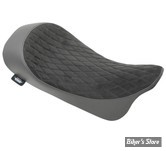  - SELLE SOLO - DRAG SPECIALTIES - LOW-PROFIL - Fixation EZ-ON - TOURING 08UP - DIAMOND FAUX DAIM / COUTURES : NOIR - NOIR - 0801-1039