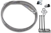 DURITE DE FREIN AVANT - DYNA 95/99 / FXR 88/94 XLH1200 88/03 - LONGUEUR : +4 " (117CM / 46") - OEM 45202-97 / B - INOX - 640113-4