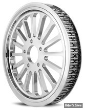 - 70 DENTS / 1 1/2" - POULIE ARRIÈRE - OEM 40221-85 / 40217-79 - BIGTWIN 84/99 - CUSTOM TYPE - DNA - MAMMOTH SUPER SPOKE - CHROME - M-PL-0170 