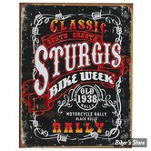 PLAQUE MURALE - STURGIS BIKE WEEK 66 - DIMENSION : 40.64 CM X 31.75 CM