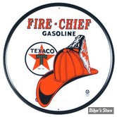 PLAQUE MURALE - TEXACO FIRE CHIEF GASOLINE - # 30.48 CM