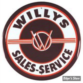 PLAQUE MURALE - WILLYS - # 61 cm