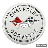 PLAQUE METALLIQUE - CHEVROLET - CORVETTE - FOI-RD8 - # 30.48