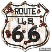 PLAQUE MURALE - ROUTE 66 - ROUTE US 66 - DSP-1036 - DIMENSION : 38.10 CM X 38.10 CM