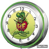 PENDULE - RAT FINK - DOUBLE NEON VERT / BLANC