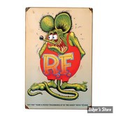 PLAQUE METALLIQUE - RAT FINK - DIMENSION : 44.45 CM X 29.21 CM