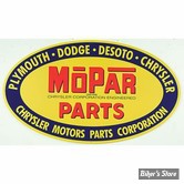 PLAQUE MURALE - MOPAR PARTS SIGN - DIMENSION : 78.74 CM X 45.72 CM