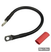 CABLE DE BATTERIE - LONGUEUR : 15" / 380MM - DRAG SPECIALTIES - NOIR - E25-0091B-15