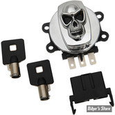 ECLATE A1 - PIECE N° 14 - CONTACTEUR DE CONSOLE - 71313-96 / 71419-93 - 3 BROCHES - AVEC RECEPTACLE (OEM 72327-03) - SKULL - CHROME