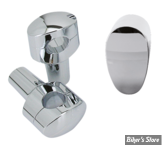 RISERS ZODIAC - FUSION - LISSE - HAUTEUR : 5" (12.5CM) - CHROME