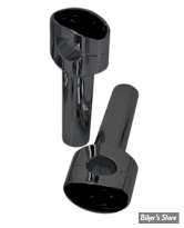 RISERS ZODIAC - FUSION - LISSE - HAUTEUR : 5" (12.5CM) - NOIR