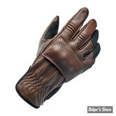 GANTS - BILTWELL - BORREGO CE APPR - COULEUR : CHOCOLAT/NOIR - TAILLE S