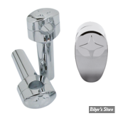 RISERS ZODIAC - FUSION - LONE STAR - HAUTEUR : 4" (10CM) - CHROME