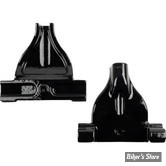 KIT SUPPORTS DE MARCHES PIEDS ARRIERE - SOFTAIL M8 2018UP - OEM 50501113 - NOIR - DRAG SPECIALTIES