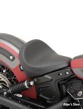 SELLE SOLO - INDIAN SCOUT / SCOUT SIXTY - DRAG SPECIALTIES - BOBBER-STYLE SOLO FRONT - LISSE - NOIR