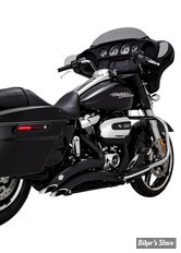 - ECHAPPEMENT - VANCE & HINES- TOURING 17UP MILWAUKEE-EIGHT® - 2 EN 2 - BIG RADIUS 2-2 - NOIR MAT - 46073