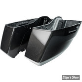 KIT SACOCHES RIGIDES - TOURING 2024UP - SLYFOX - CARBON FIBER - FINITION : BRILLANT - 1022-SBTC-G