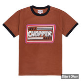 - TEE-SHIRT - 13 1/2 - It's a chopper baby - MARRON - TAILLE XXL