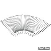 ECLATE O - PIECE N° 05 - POUR JANTE DE 16" - JEU DE 40 RAYONS - OEM 41021-09 - CHROME