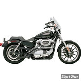 ECHAPPEMENT BASSANI - RADIAL SWEEPERS - SPORTSTER 86/03 - NOIR CERAMIQUE/PARES CHALEUR PERCÉ CHROME