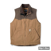 GILET SANS MANCHE - CARHARTT - Montana Duck vest - BROWN / COFFEE