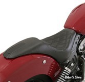 SELLE ROLAND SANDS DESIGN - DUO - INDIAN SCOUT / SIXTY 15UP - RSD BOSS INDIAN SCOUT 2-UP SEAT - NOIR - 76986