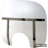 Pare brise détachable - MEMPHIS SHADES - Memphis Fats - DÉCOUPE DE PHARE DE 5"3/4 A 7" - Hauteur 13" / 33cm - Translucide - MEM3110