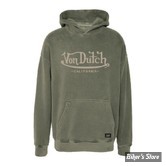 - SWEAT SHIRT A CAPUCHE - VON DUTCH - Youth hoodie - KHAKI - TAILLE L
