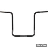 GUIDON DRAG SPECIALTIES - 1 1/4" BUFFALO - TOURING 08UP TWB - FLHT/FLHX - APEHANGER - HAUTEUR : 17" - NOIR MAT