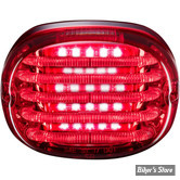 - FEU AR - HD 99UP - OEM 68296-99 - LED - CUSTOM DYNAMICS - PROBEAM SQUAREBACK - SERIE PB-TL-SB - AVEC ECLAIRAGE DE PLAQUE - ROUGE - PB-TL-SBW-R