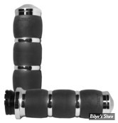POIGNEES AVON - VELVET - AIR CUSHION GRIPS - CHROME - 956015 / AIR-93