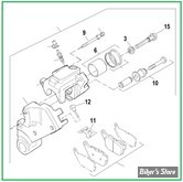  ECLATE G - PIECE N° 00 - ECLATE DES PIECES D'ETRIER DE FREIN ARRIERE - SPORTSTER XR1200 2008/2012