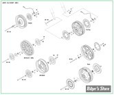  ECLATE O - PIECE N° 00 - ECLATE DES PIECES DE MOYEU DE ROUE- JANTE AVANT 2008 >