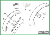  ECLATE O - PIECE N° 00 - ECLATE DES PIECES DE GARDE BOUE AVANT - FXR 1982/1994