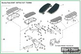  ECLATE Y - PIECE N° 00 - ECLATE DES PIECES DE PLATEFORMES AVANT - SOFTAIL / TOURING