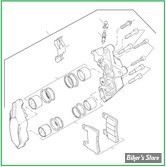  ECLATE G - PIECE N° 00 - ECLATE DES PIECES D'ETRIER DE FREIN AVANT - SPORTSTER XR1200 2008/2012