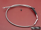 CABLE D'EMBRAYAGE POUR SPORTSTER 86UP - LONGUEUR : 159.00 CM - OEM 00000-00 - BARNETT - 52 3/4 + 10" - INOX