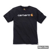 TEE-SHIRT - CARHARTT - CORE LOGO - NOIR - TAILLE L