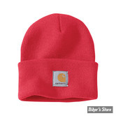 BONNET - CARHARTT - WATCH HAT BEANIE - ROUGE