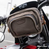 SAC DE GUIDON - BURLY BRAND - Burly Voyager handlebar bag - Cordura - CANVAS  - B15-1012D