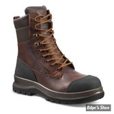 BOTTES IMPERMEABLE - CARHARTT - DETROIT 8" S3 - MARRON / NOIR - POINTURE 40