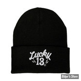 BONNET - LUCKY 13 - SHOCKER - NOIR