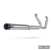  ECHAPPEMENT ZARD - SOFTAIL MILWAUKEE FXBB / FXLRS / FXLRST 2025UP - 2 en 1 RACING - FINITION : INOX - ZHD046S00SAR
