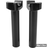 RISERS  DE POTENCE - HAUTEUR 6.5" - DRAG SPECIALTIES - DROITS - HAUTEUR 6.5" / 16.5CM - NOIR