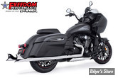 ECHAPPEMENT - FREEDOM PERFORMANCE - INDIAN CHALLENGER SANS SACOCHES - SHARKTAIL TRUE DUALS - LONG - CHROME - IN89990