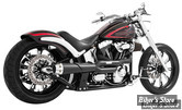 - ECHAPPEMENT FREEDOM PERFORMANCE - AMERICAN OUTLAW HIGH - 2 EN 1 - SOFTAIL BREAKOUT / FXCW/C - NOIR/CHROME